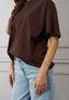 T-shirt ampia basica girocollo
