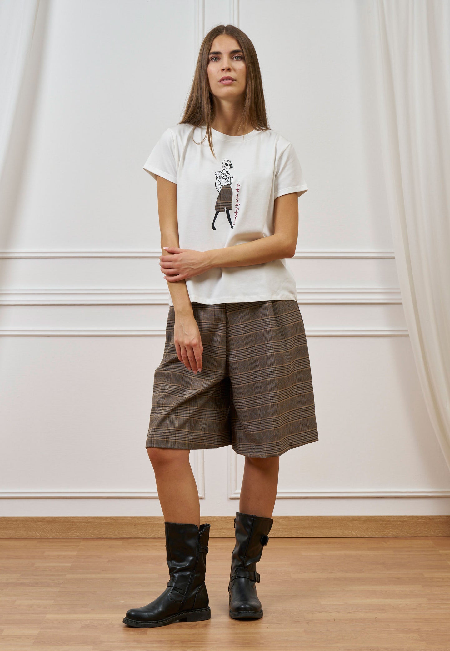 T-shirt con stampa donna