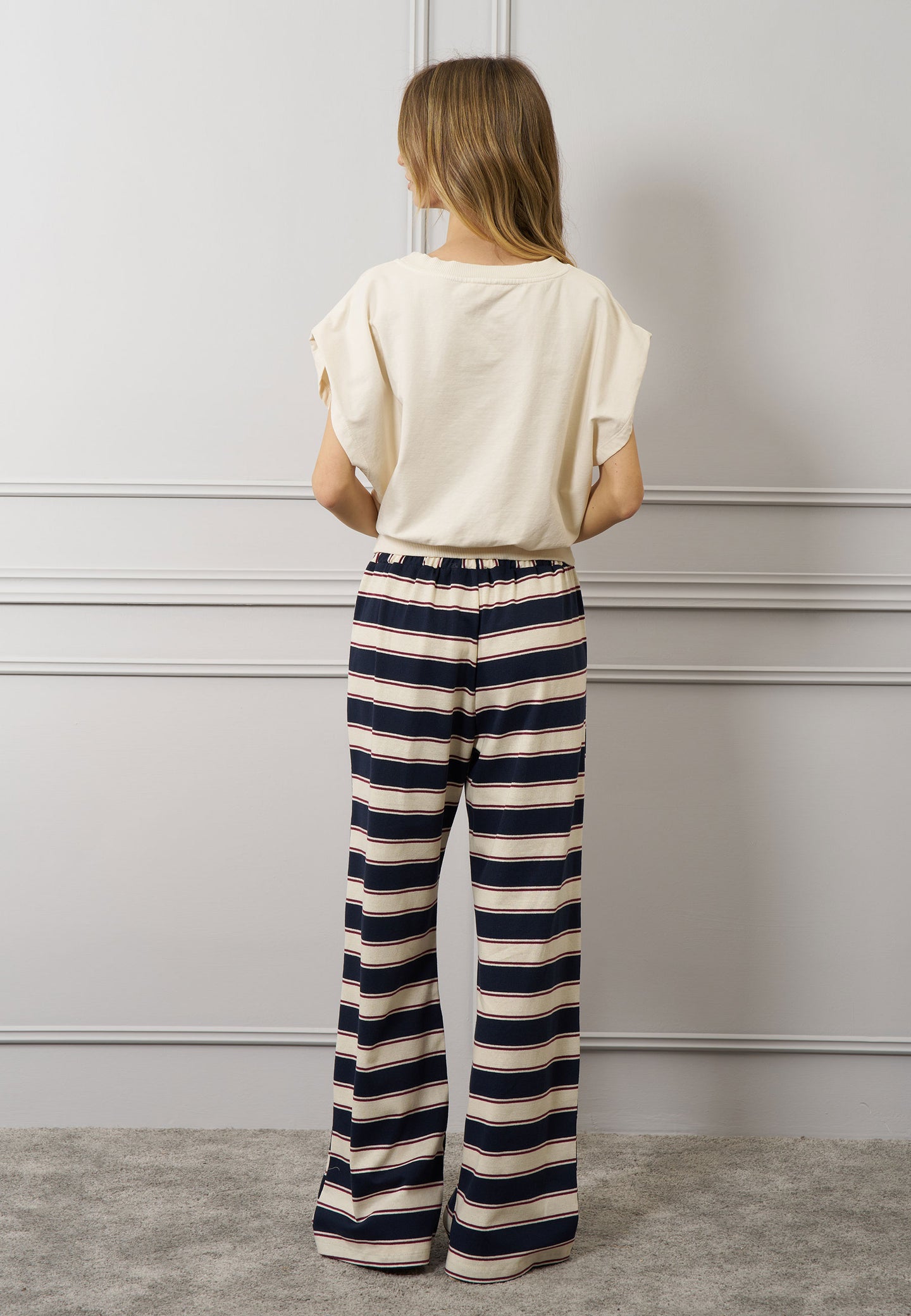 T-shirt costina fondo
