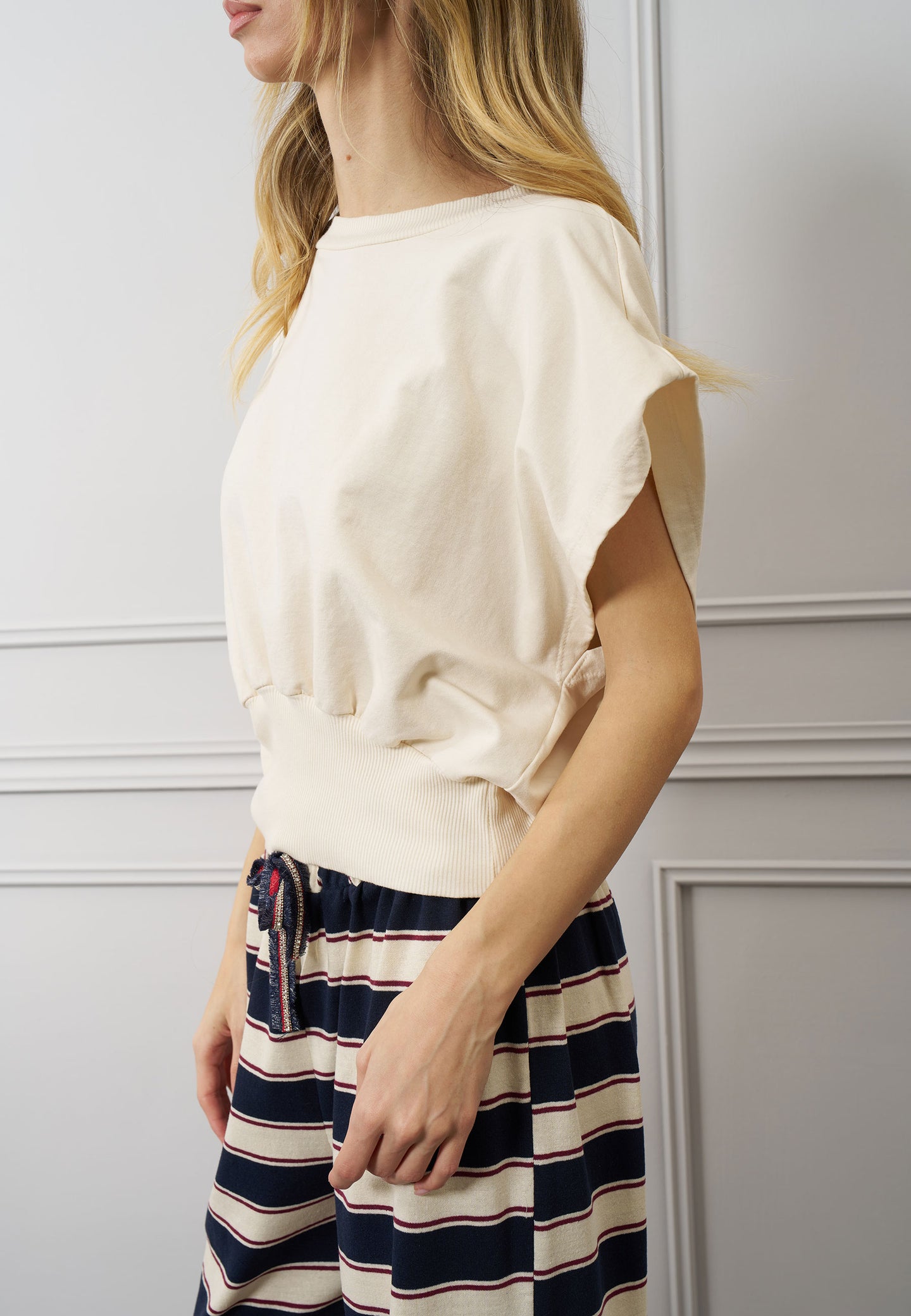 T-shirt costina fondo