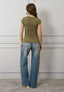 T-shirt costine lurex