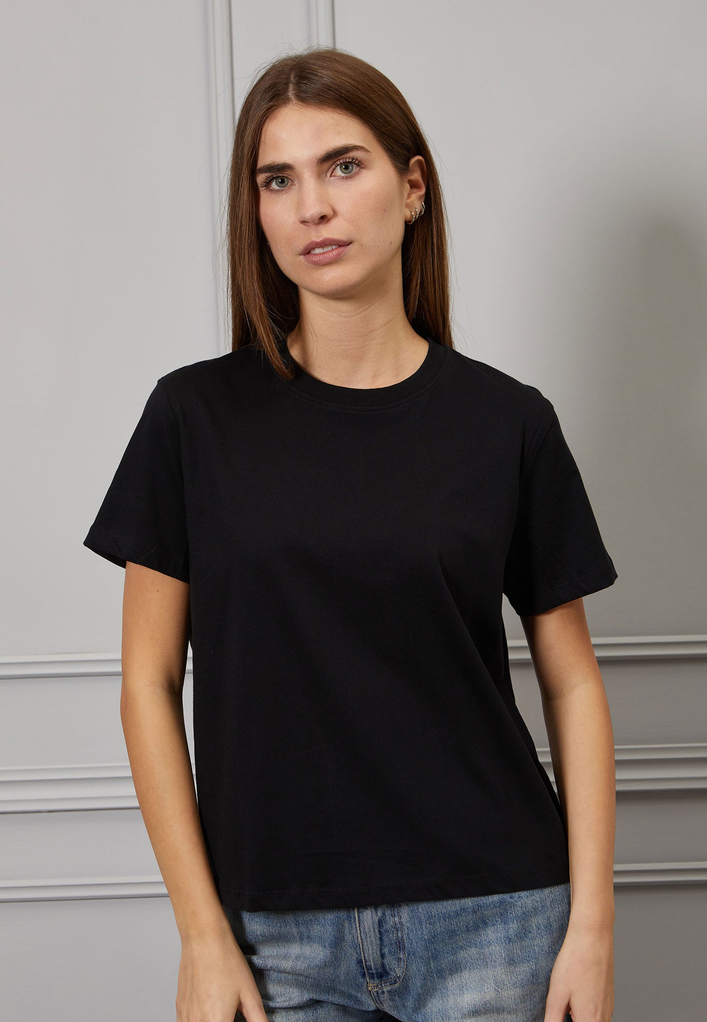 T-shirt over girocollo