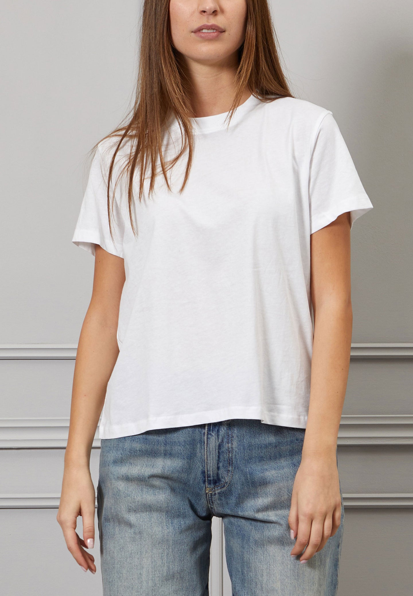 T-shirt over girocollo