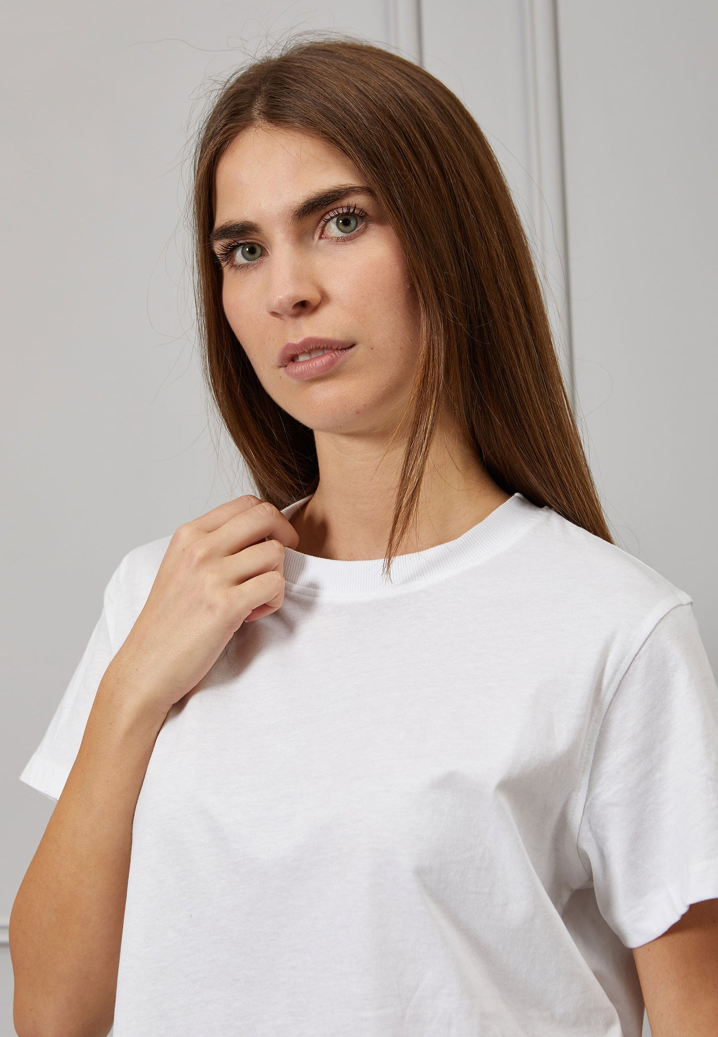 T-shirt over girocollo