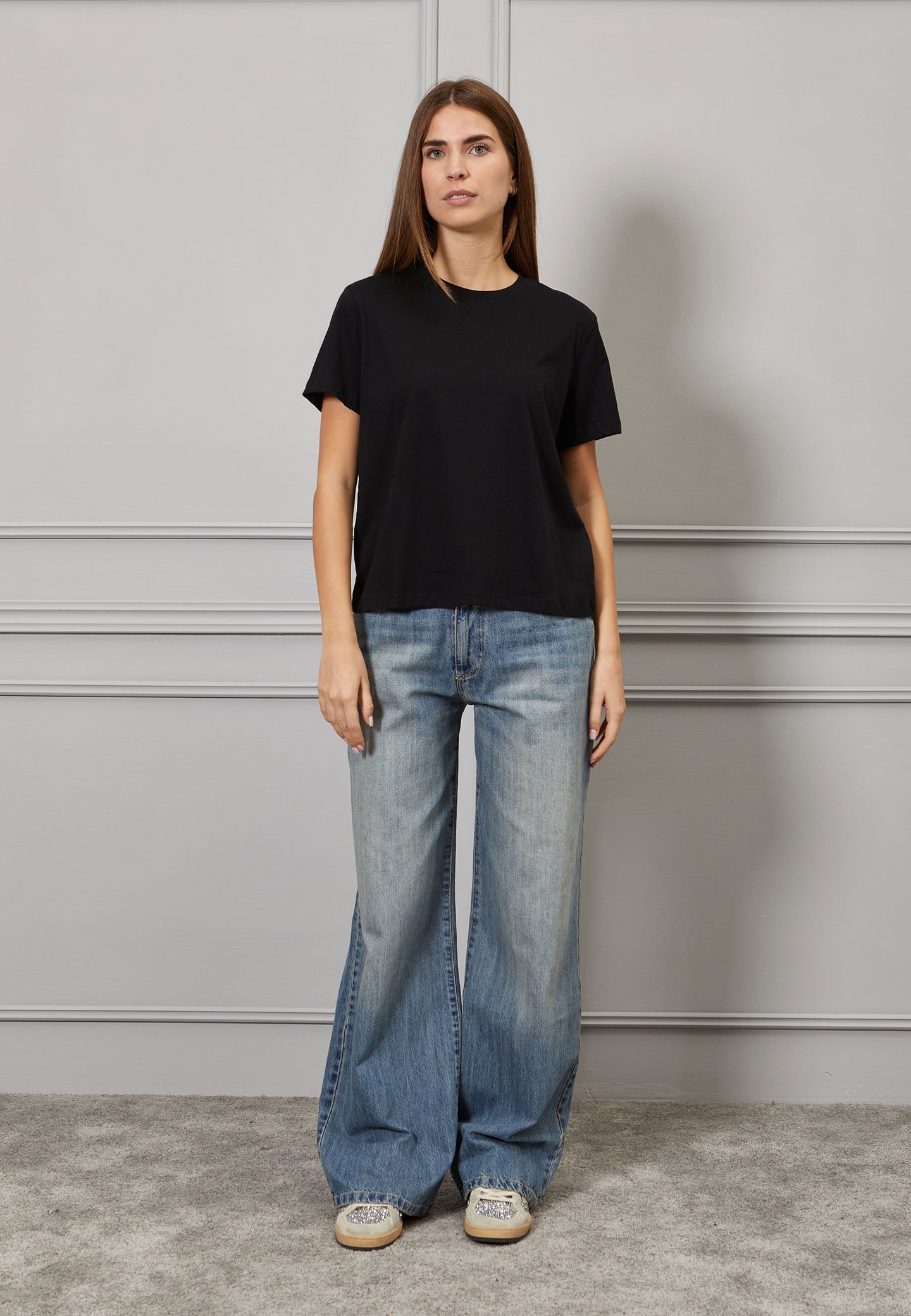 T-shirt over girocollo