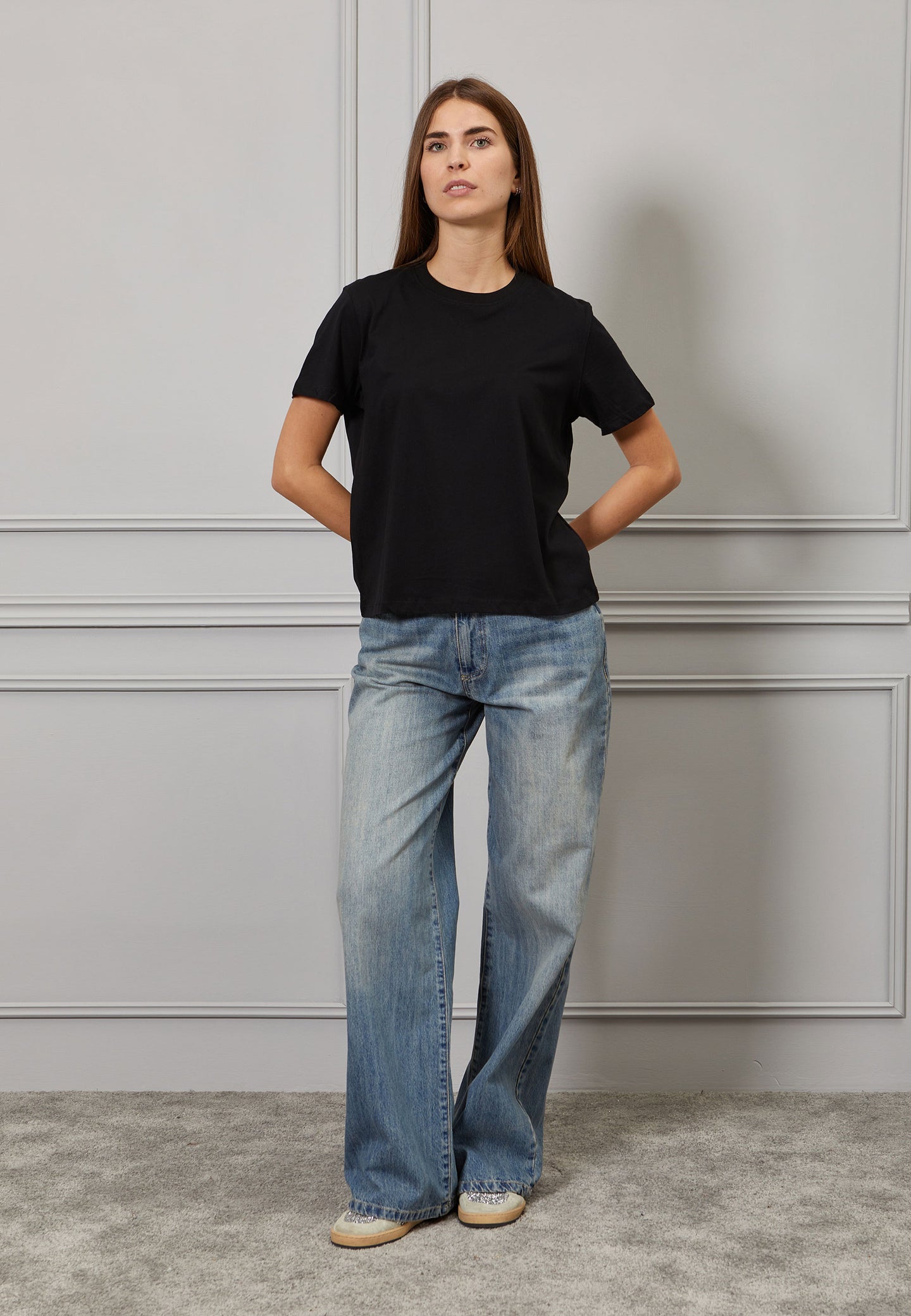 T-shirt over girocollo