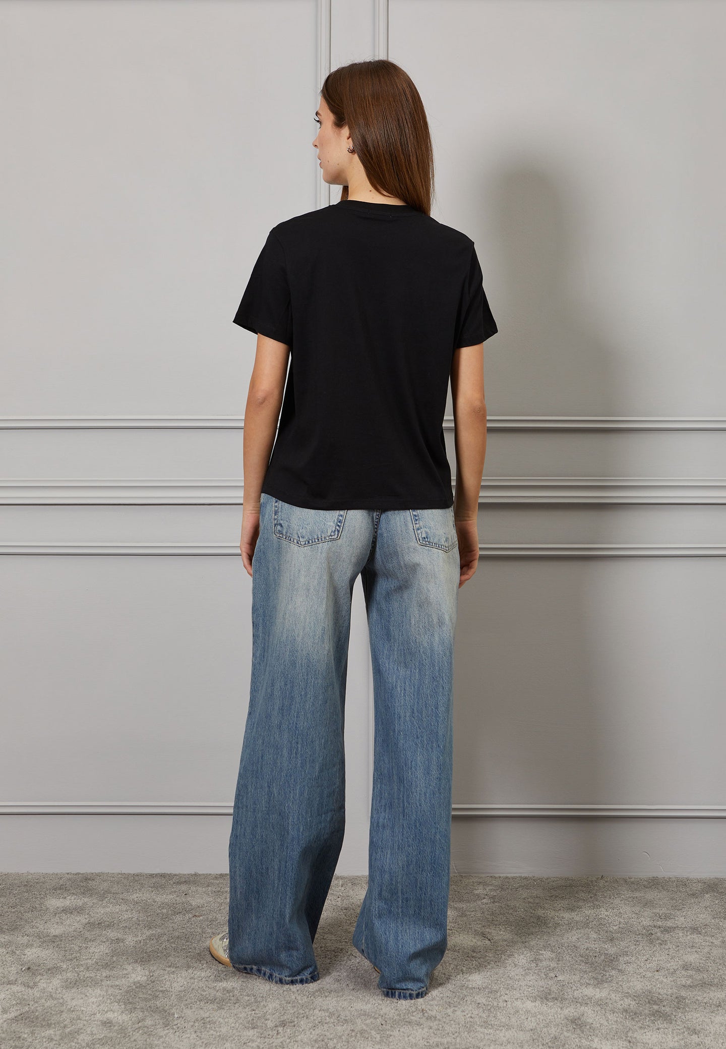 T-shirt over girocollo