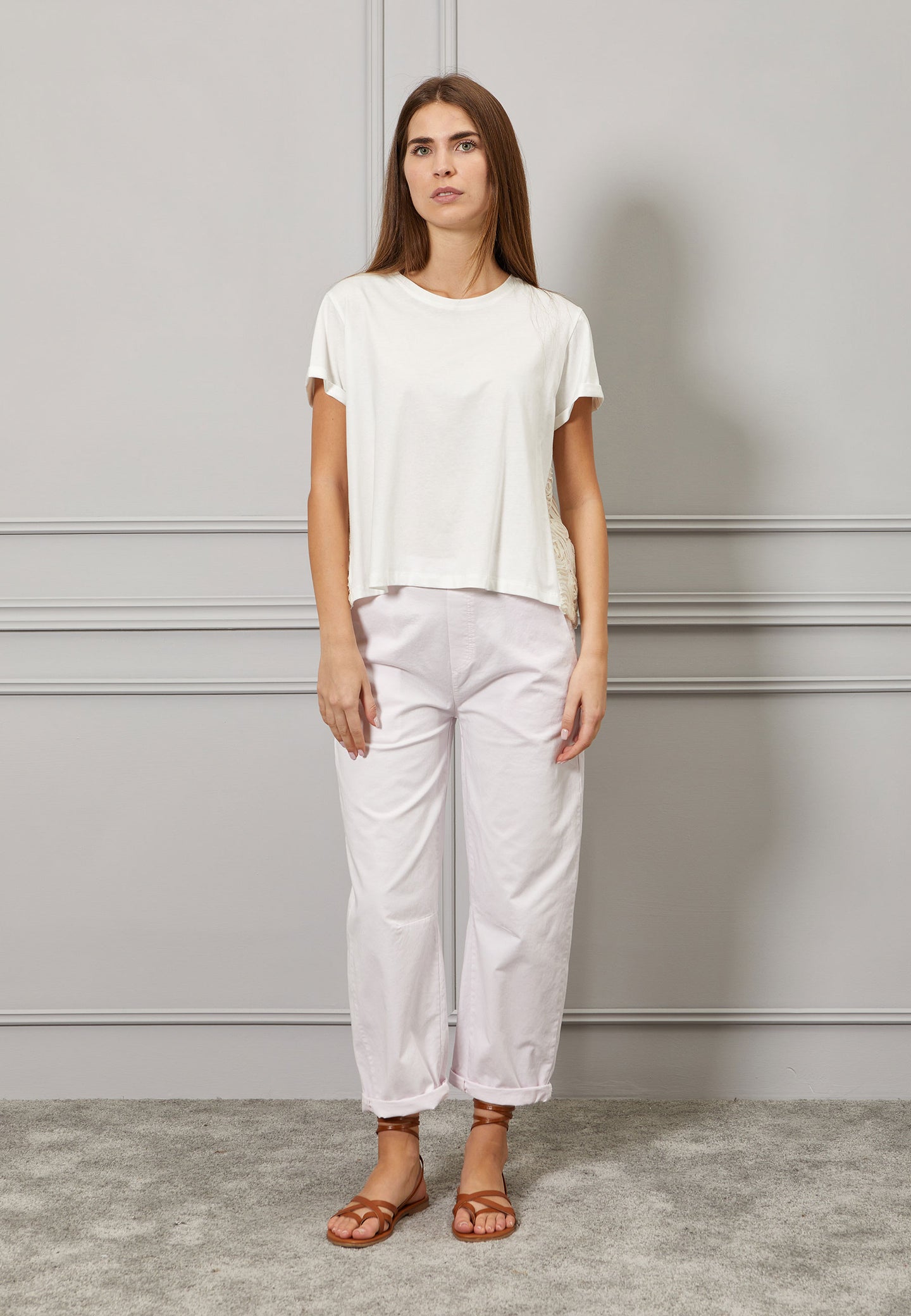 T-shirt retro floreale