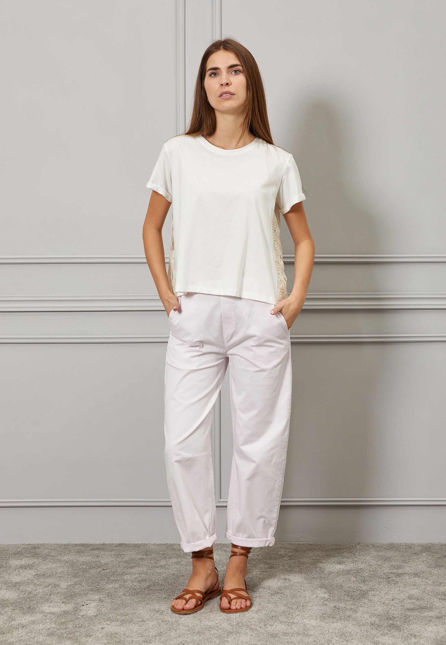 T-shirt retro floreale