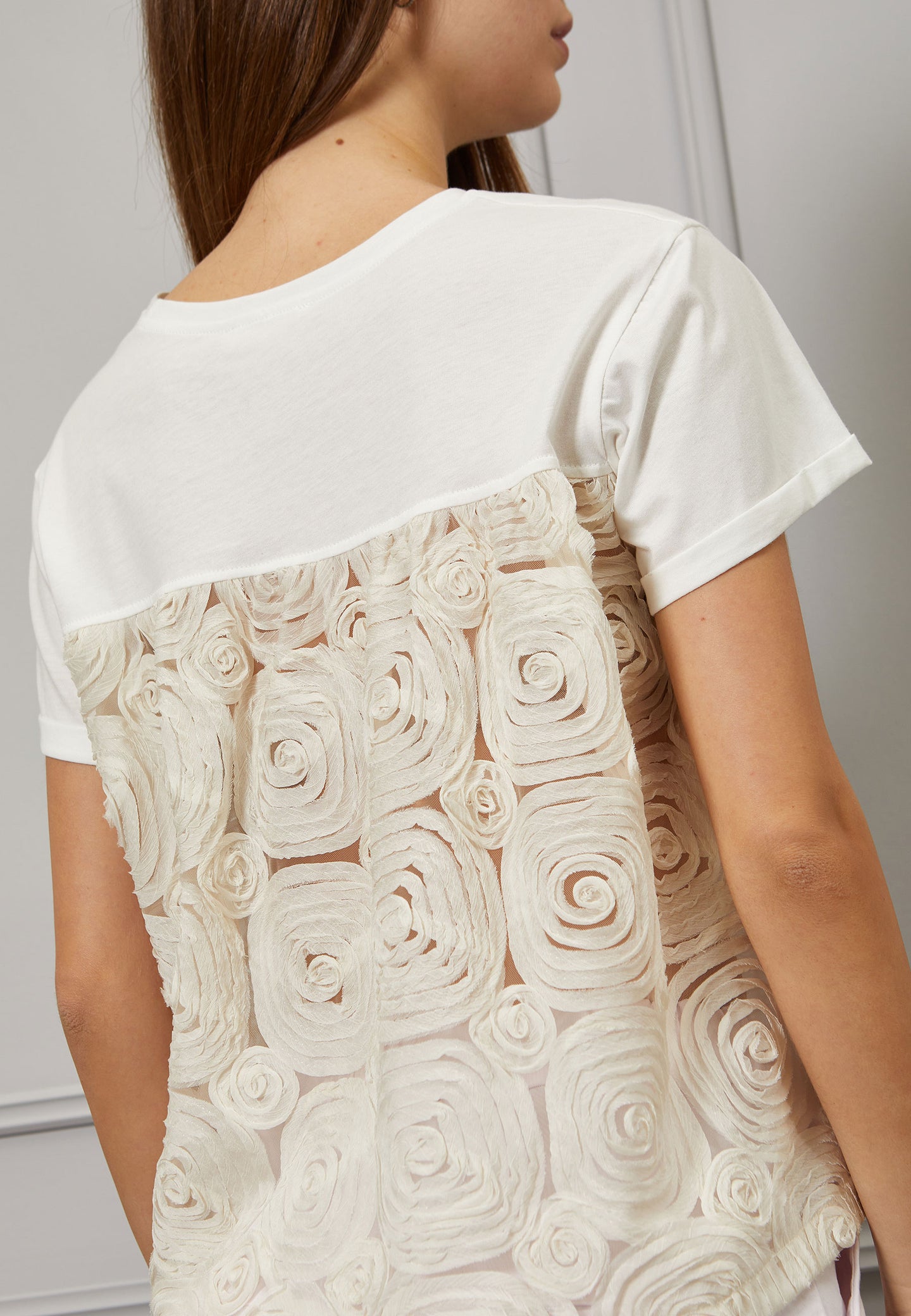 T-shirt retro floreale