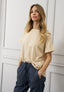T-shirt righe manica risvolto