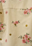 Trench corto con ricamo fiori