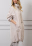 Trench lungo con zip