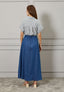 Vestito lungo combinato