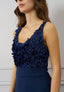 Vestito lungo corpetto floreale