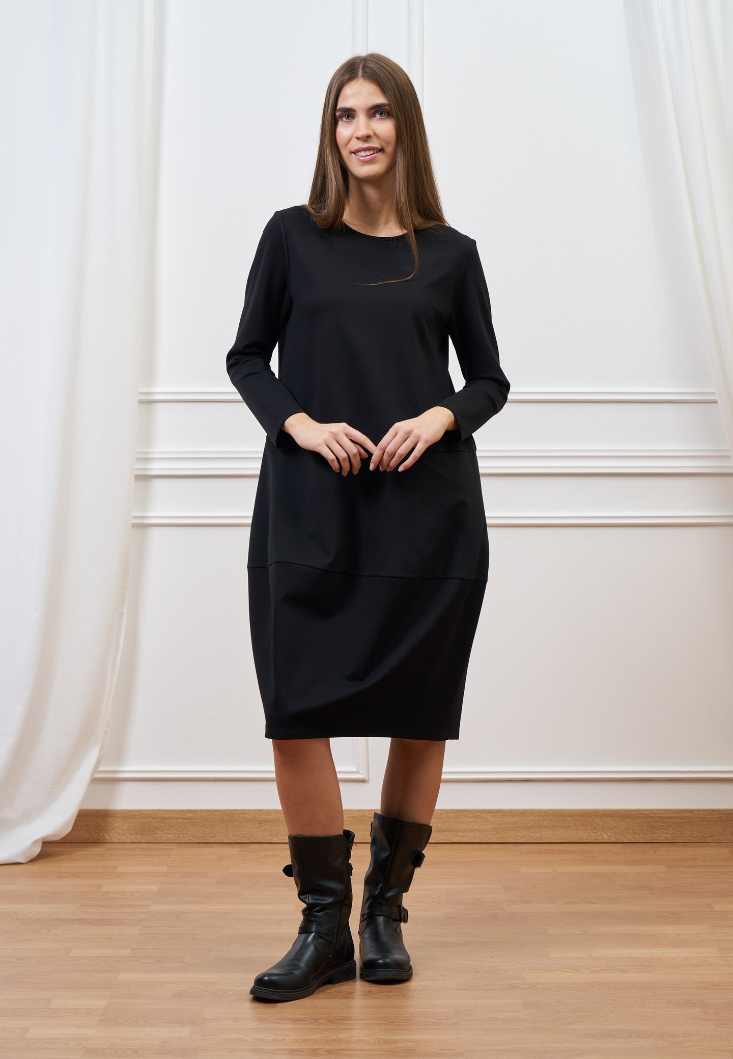 Vestito midi in punto milano