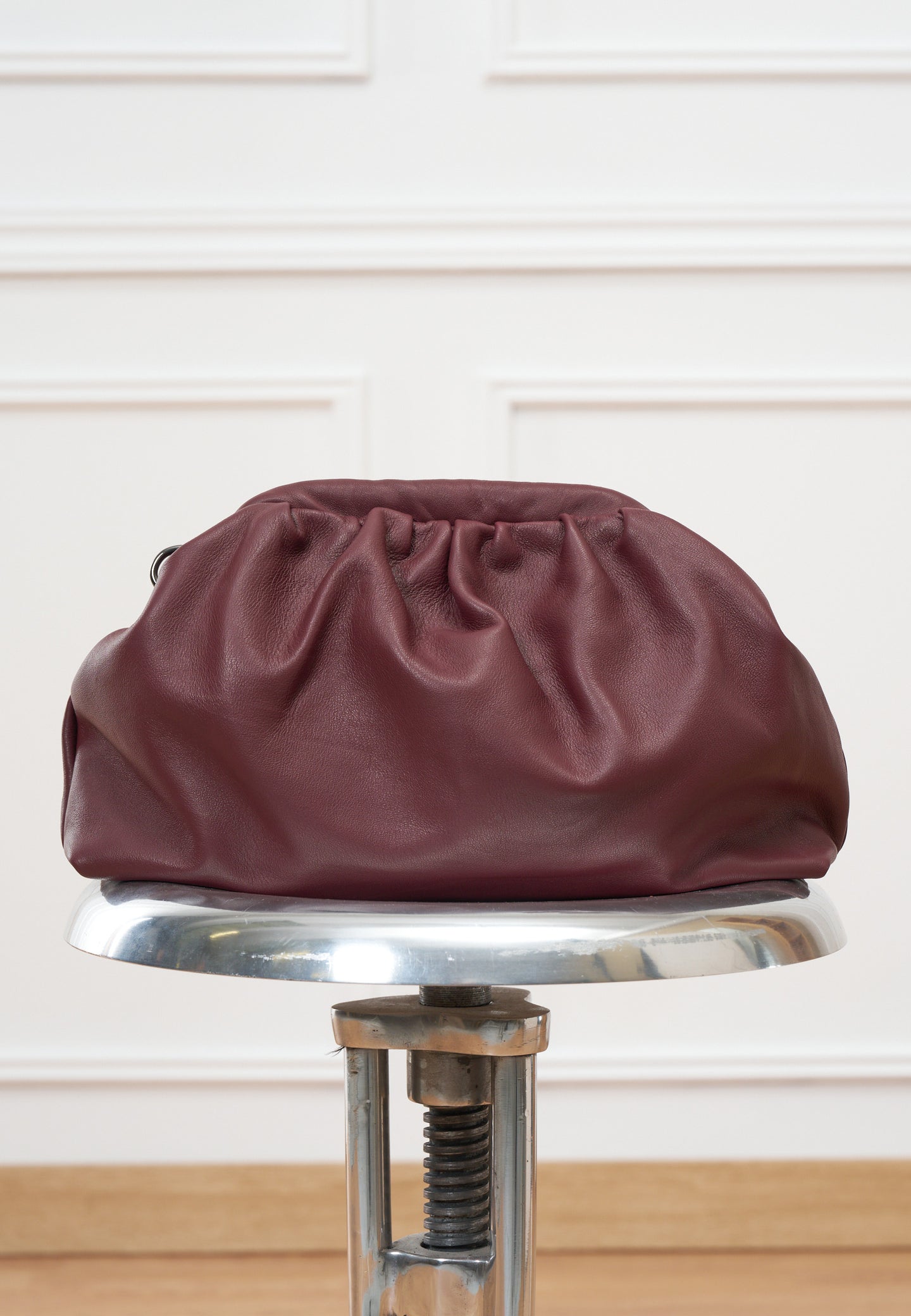 Borsa clutch in vera pelle