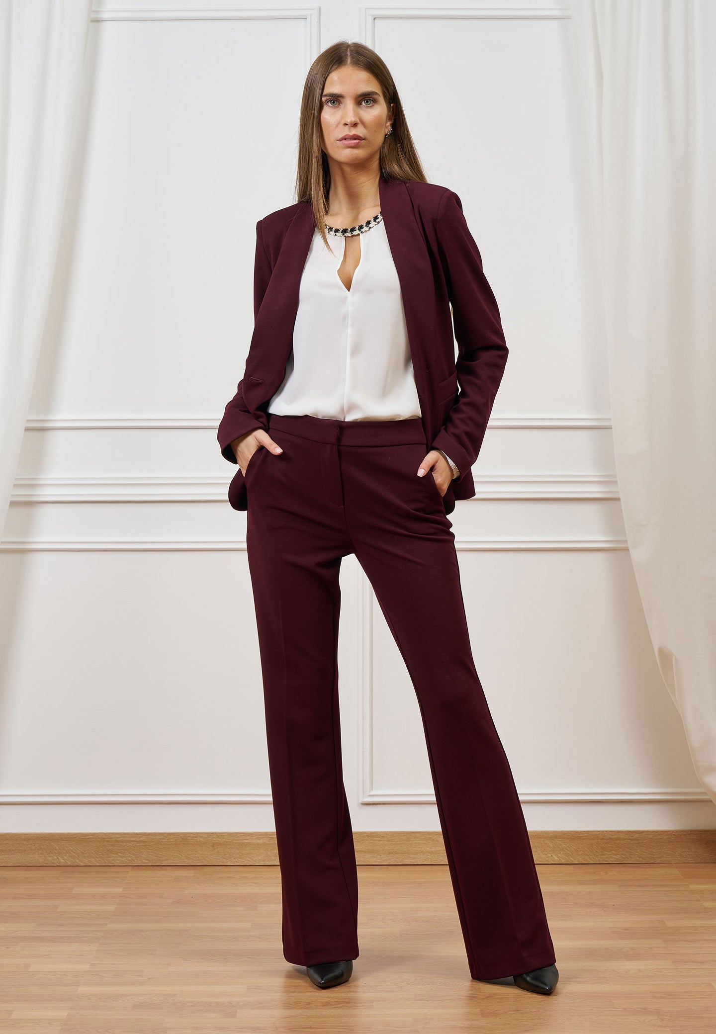 Pantalone a zampa in scuba