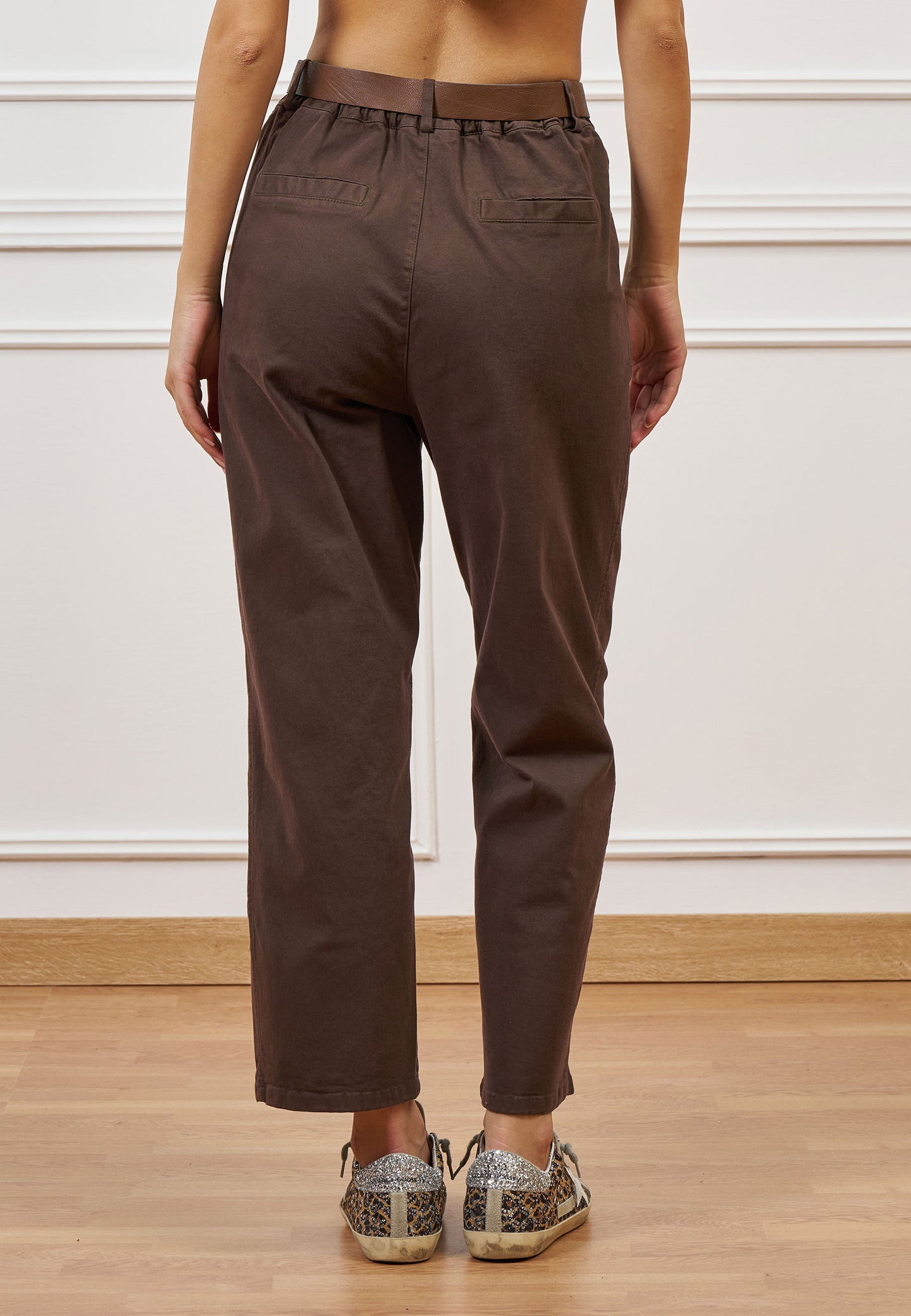 Pantalone balloon con cintura