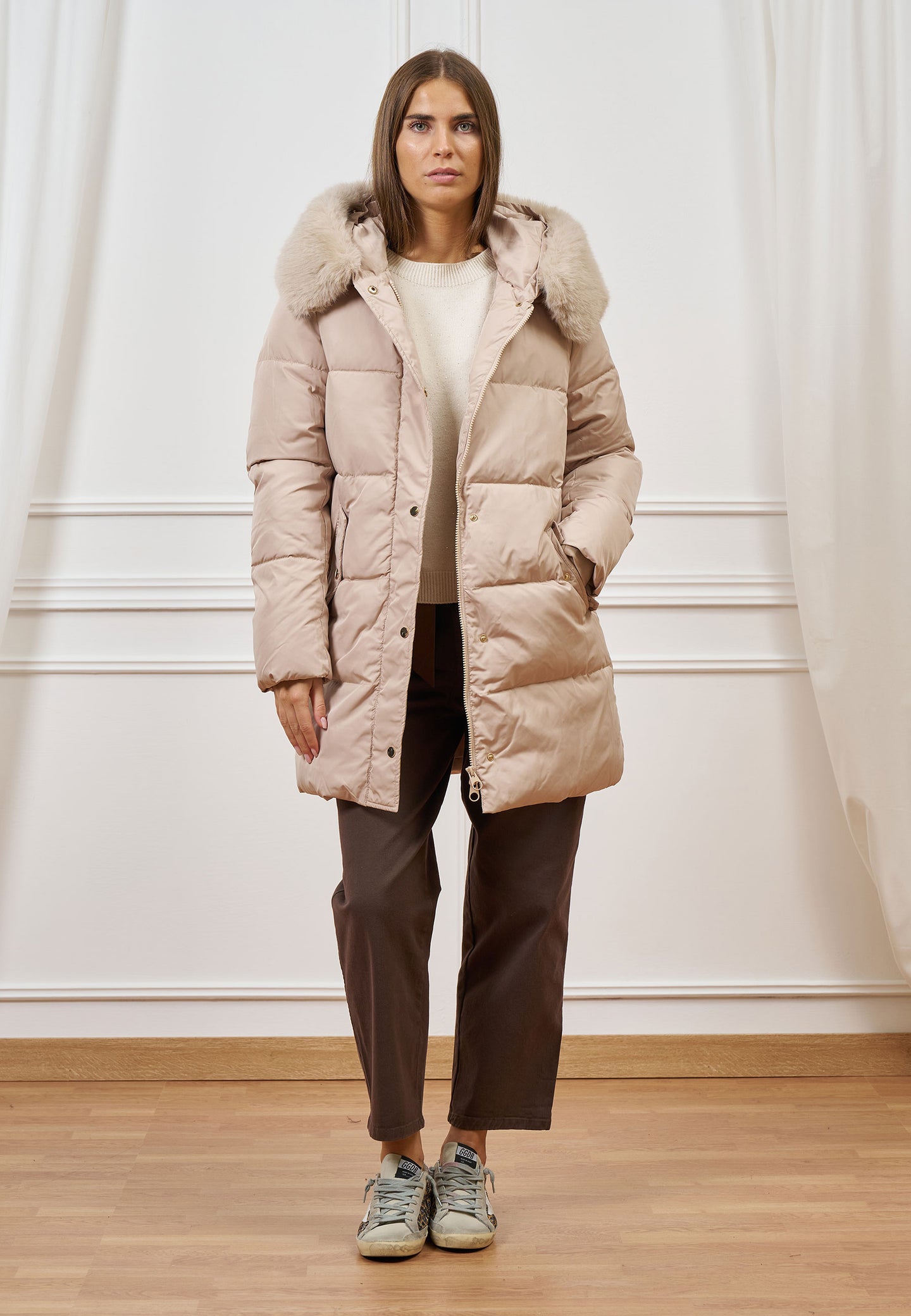 Pantalone balloon con cintura