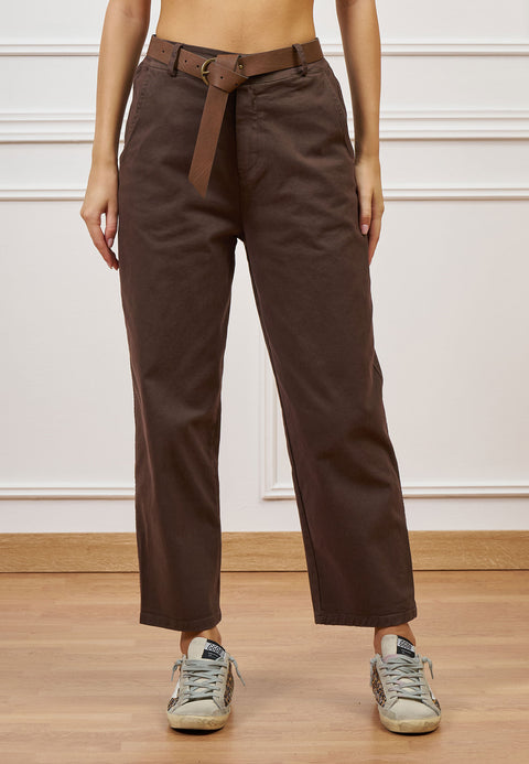 Pantalone balloon con cintura