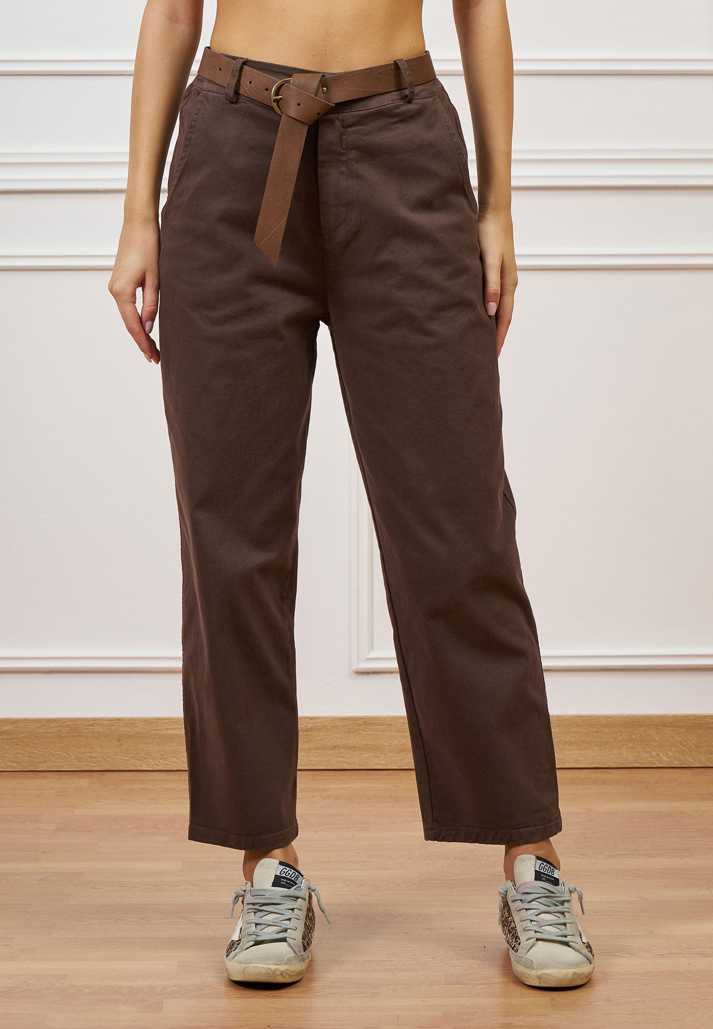 Pantalone balloon con cintura