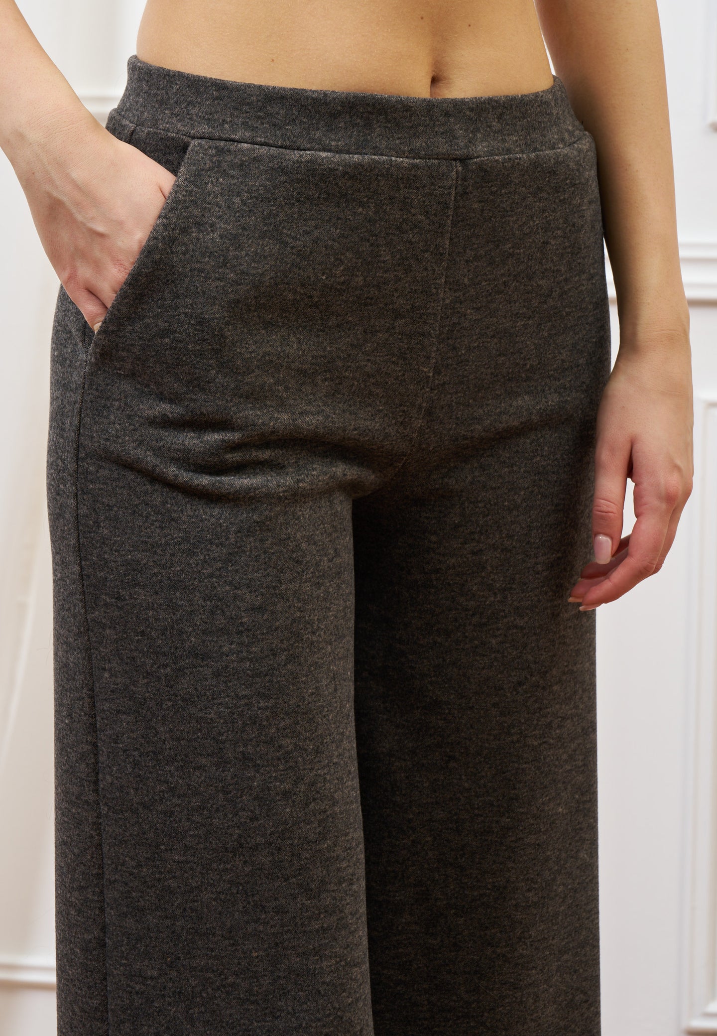 Pantalone palazzo melange