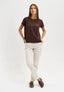 Pantalone sigaretta tinto capo - AVORIO