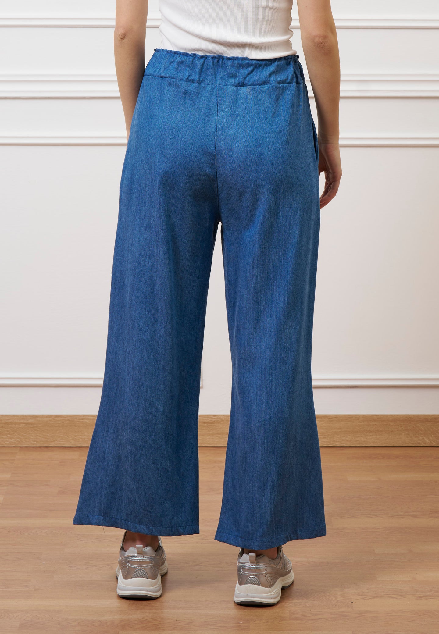 Pantalone palazzo in tencel - JEANS