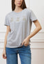T-shirt con orsetti perline - GRIGIO MEDIO