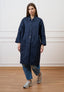 Cappotto a ovetto in cotone - BLU