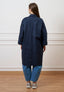Cappotto a ovetto in cotone - BLU