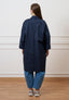 Cappotto a ovetto in cotone - BLU