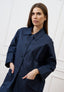 Cappotto a ovetto in cotone - BLU