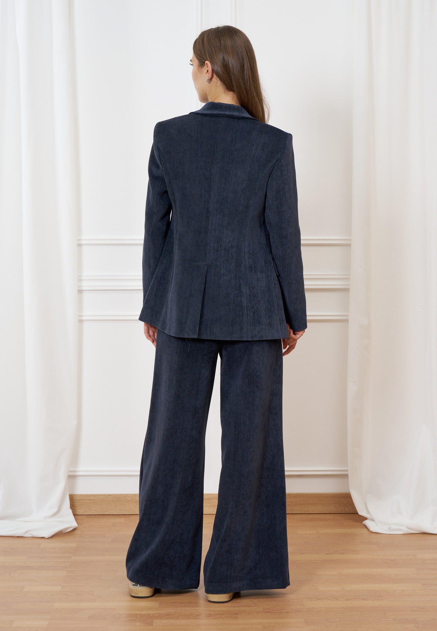 Pantalone ampio in velluto