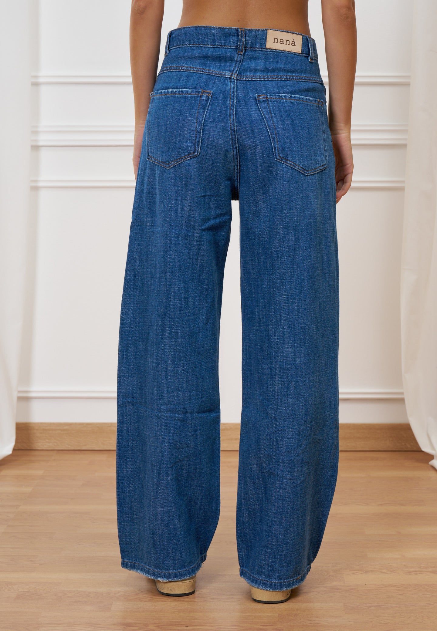 Jeans gamba ampia palazzo