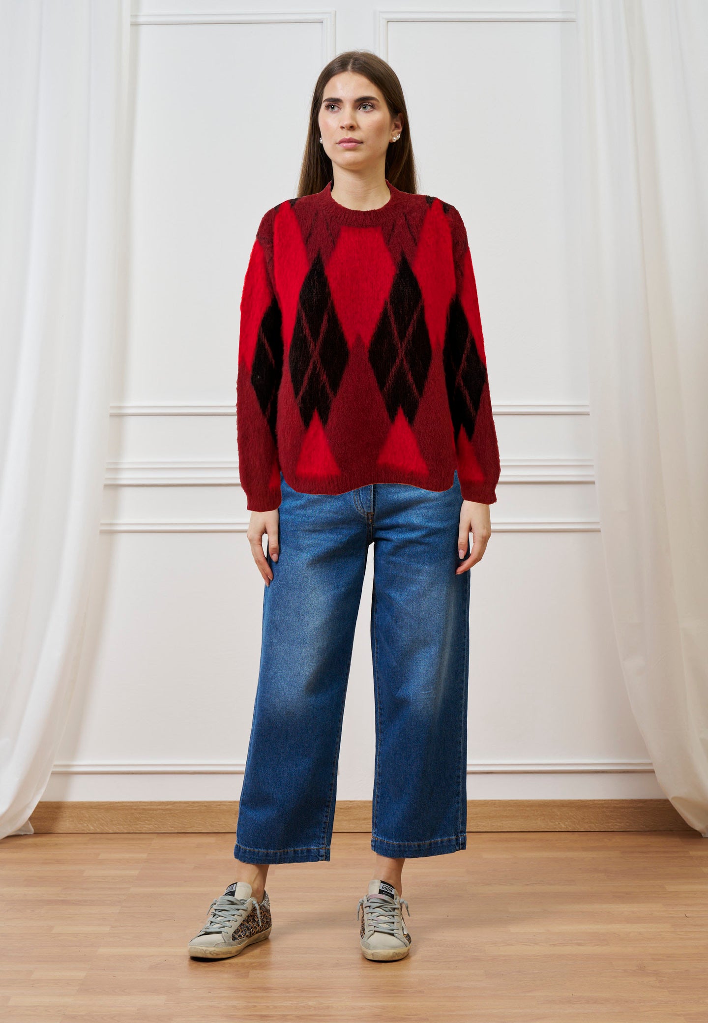 Maglia fantasia jacquard