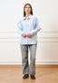 Camicia maniche a pipistrello - CELESTE