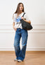 T-shirt con stampa e applicazioni - BIANCO