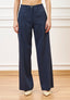 Pantalone palazzo melange - BLU