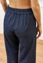 Pantalone palazzo melange - BLU