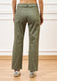 Pantalone cinque tasche con gamba dritta - MILITARE