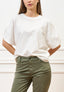 Pantalone cinque tasche con gamba dritta - MILITARE