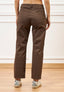 Pantalone cinque tasche con gamba dritta - MARRONE