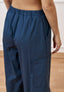 Pantalone ampio con tasconi - BLU