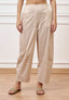 Pantalone ampio con tasconi - BEIGE