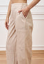 Pantalone ampio con tasconi - BEIGE