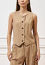 Gilet accollato - CAMMELLO