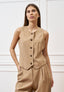 Gilet accollato - CAMMELLO
