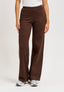 Pantalone palazzo in maglia - MARRONE